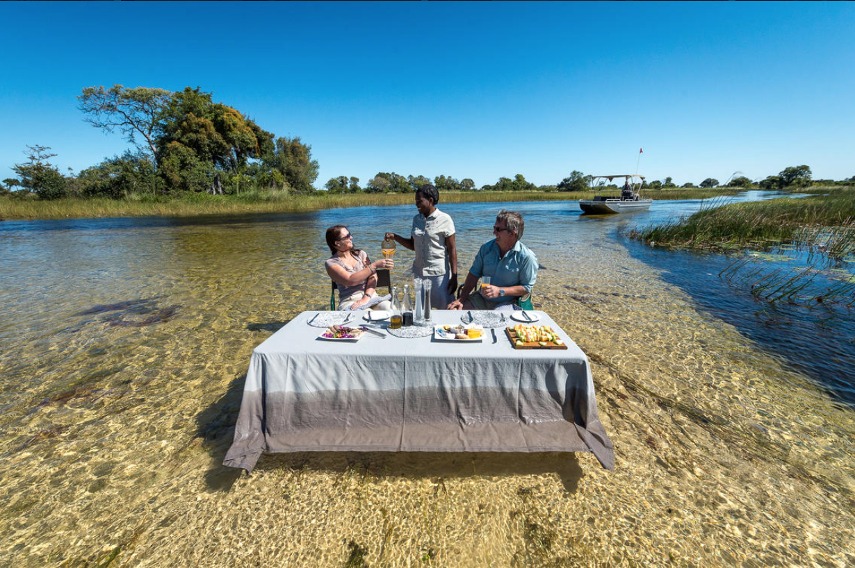 Couple in the Okavango Delta