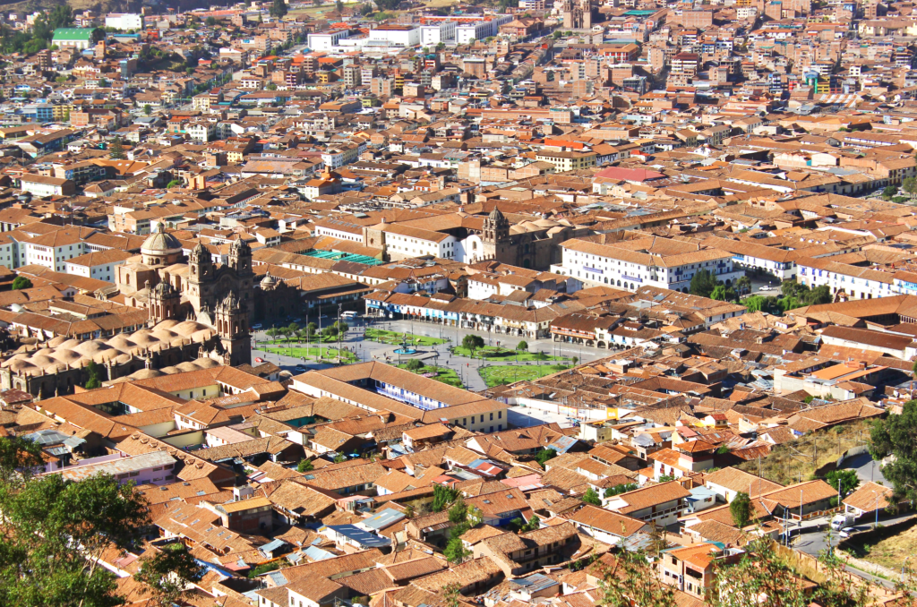 Cusco city centre, Plaza View