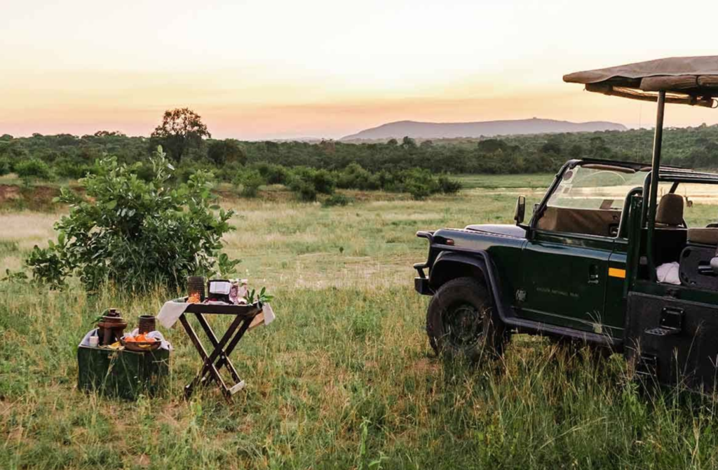 Sunset Game drive at Mduli Lodge