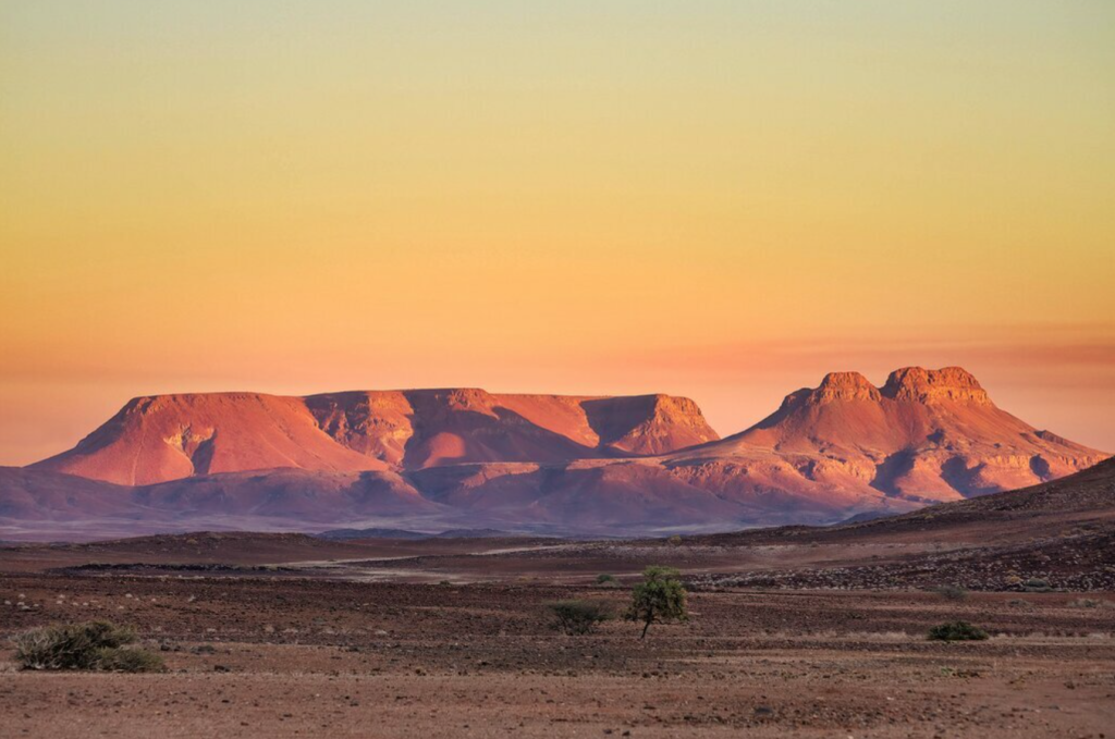 Drive through Namibia