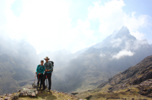 Hiking in the Andes