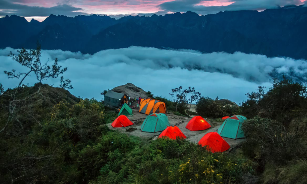 Camping on the Inca Trail