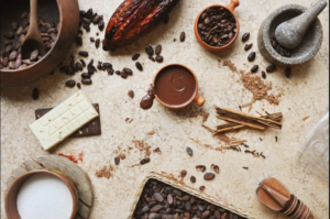 Chocolate making class ingredients